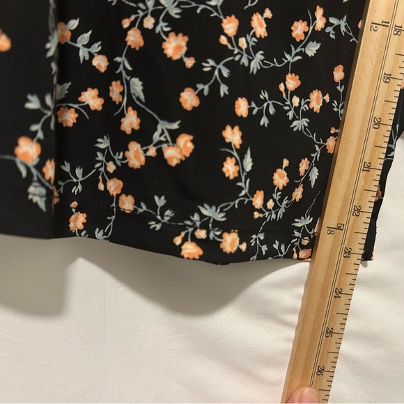 Kaileigh Floral Black Wide Leg Jumpsuit Small Petite Casual Dressy Outfit NWOT - Picture 11 of 11